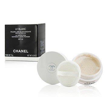 chanel le blanc loose powder spf 50 review|CHANEL Le Blanc Pearl Light Brightening Loose Powder.